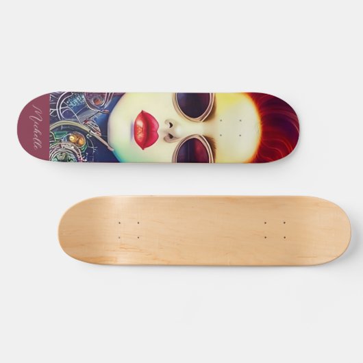 Skateboard Steampunk Mode Diva Girl (Horz)