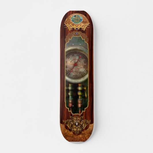 Skateboard Steampunk - Train - Pression du cylindre de frein (Devant)