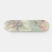 Skateboard Steampunk victorien | Feminine Soft Pastel (Horz)