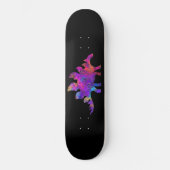 Skateboard Stegosaurus arc-en-ciel (Recto)
