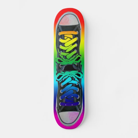 Skateboard Steppin dans un arc-en-ciel 2 (Recto)