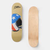 Skateboard Steve Caballero "casque " (Recto)