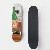 Skateboard Still Life with Beer par Jennifer Goldberger (Recto)