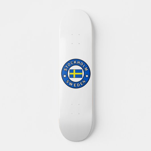 Skateboard Stockholm Suède (Devant)