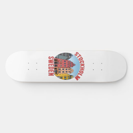 Skateboard Stockholm Suède (Horz)