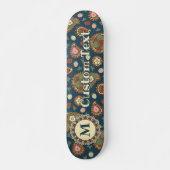 Skateboard Strawberry Paisley Motif Skate (Devant)