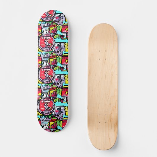 SKATEBOARD STREET POP ART (Recto)