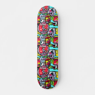 SKATEBOARD STREET POP ART