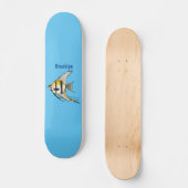 Skateboard Striped angelfish cartoon (Recto)