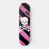 Skateboard Stripes EMO cracké crack et os (Recto)