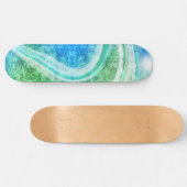 Skateboard Style Abstrait Tropical Vert Vave (Horz)