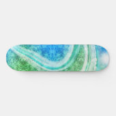 Skateboard Style Abstrait Tropical Vert Vave (Horz)