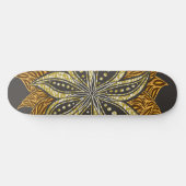 Skateboard Style Batik Floral Abstrait africain (Horz)