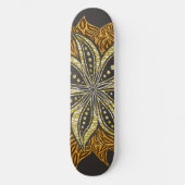 Skateboard Style Batik Floral Abstrait africain (Recto)