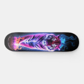 Skateboard Style Cool rose et bleu brillant (Horz)