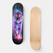 Skateboard Style Cool rose et bleu brillant (Recto)