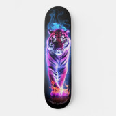 Skateboard Style Cool rose et bleu brillant (Recto)