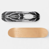 Skateboard Style d'affiche vectorielle crâne (Horz)