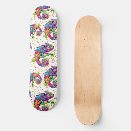 Skateboard Style d'aquarelle des teintures Chameleon (Recto)
