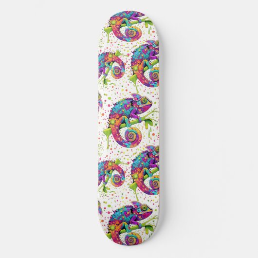 Skateboard Style d'aquarelle des teintures Chameleon (Recto)