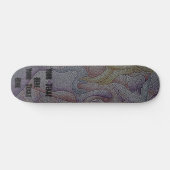 Skateboard style d'art de rue abstrait rétro (Horz)