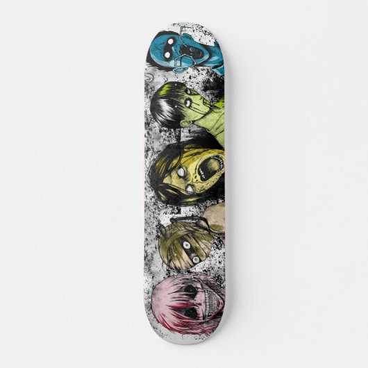 Skateboard Style de livre comique Horreur Zombies (Devant)
