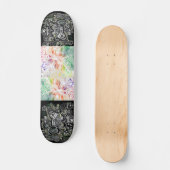 Skateboard style de panneau de scate d'art (Recto)