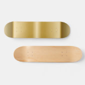 Skateboard Style de planche de surf retro personnalisé Gold S (Horz)