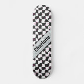 Skateboard Style de tableau de bord unique en noir blanc avec (Recto)