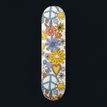 Skateboard Style floral hippie<br><div class="desc">Hippy Floral Style Que vous fassiez des moules sur la demi-pipe ou des kickflips dans la rue,  cette planche en forme de compétition a une pop suprême! Nos planches sont en érable de première qualité et grâce à un processus d’impression sans équivalent vous aurez la meilleure planche au monde.</div>