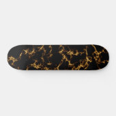 Skateboard Style marbre élégant3 - Or noir (Horz)