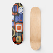 Skateboard Style moderne Abstrait Pastel Bois (Recto)