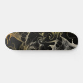 SKATEBOARD STYLE NOIR ET BLANC ONDULÉ (Horz)