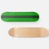 Skateboard Style vert de fibre de carbone d'accent emballant (Horz)