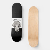 Skateboard Styliser Labrador Retriever Personnalisé Skateboar (Recto)