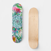 Skateboard Succulent jardin tropical (Recto)