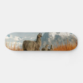 Skateboard Suivez le lama (Horz)