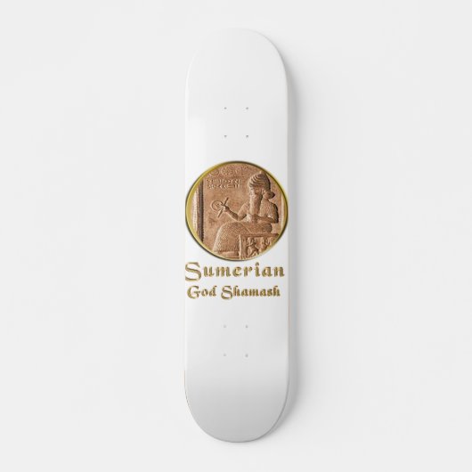 Skateboard sumérien (Devant)