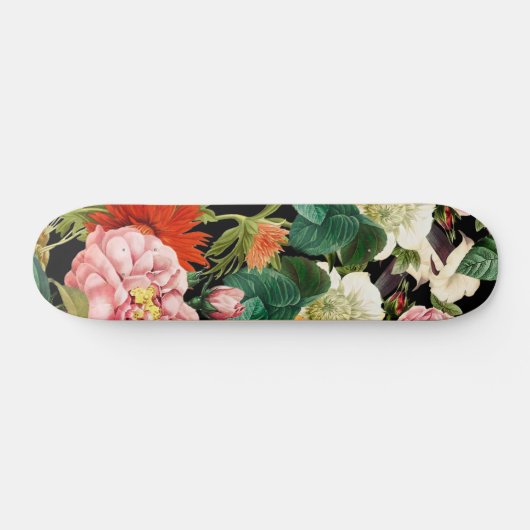 Skateboard Summer flower pattern (Horz)