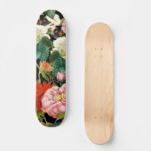 Skateboard Summer flower pattern  (Recto)