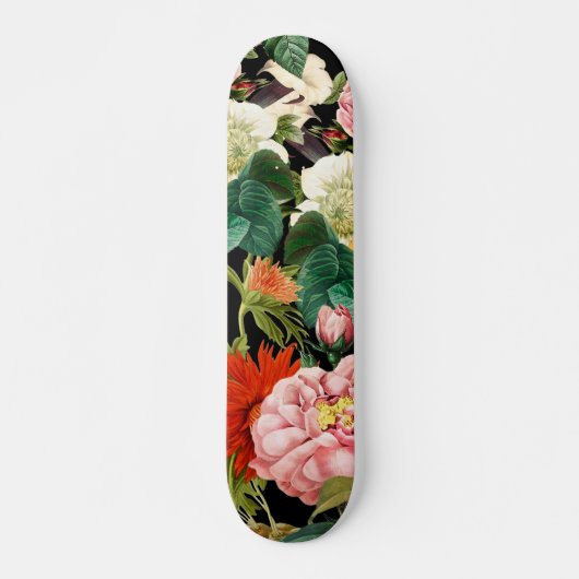 Skateboard Summer flower pattern  (Devant)