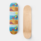 Skateboard Summer Snowman - Kids Art pour CHOC (Recto)