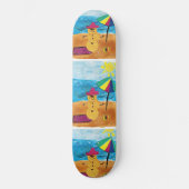 Skateboard Summer Snowman - Kids Art pour CHOC (Recto)