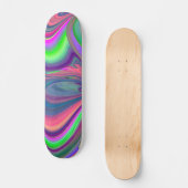 Skateboard Summerfeel, Rainbowart 3D Abstrait (Recto)
