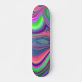 Skateboard Summerfeel, Rainbowart 3D Abstrait (Devant)
