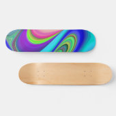Skateboard Summerfeel, Rainbowart 3D Abstrait (Horz)