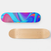 Skateboard Summerfeel, Rainbowart 3D Abstrait (Horz)