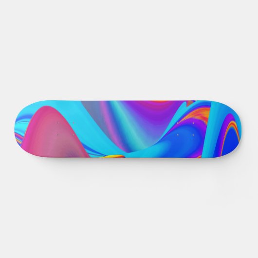 Skateboard Summerfeel, Rainbowart 3D Abstrait (Horz)