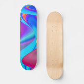 Skateboard Summerfeel, Rainbowart 3D Abstrait (Recto)