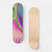 Skateboard Summerfeel, Rainbowart 3D Abstrait (Recto)